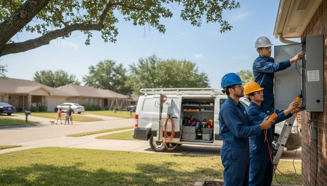Certified electrician providing emergency electrical services in Lime Springs, IA
